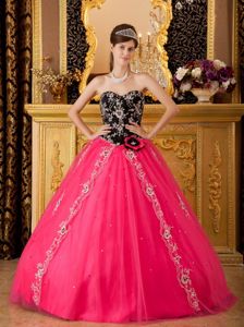 Delish Appliques Beading Sweet Sixteen Dresses with Floor-length